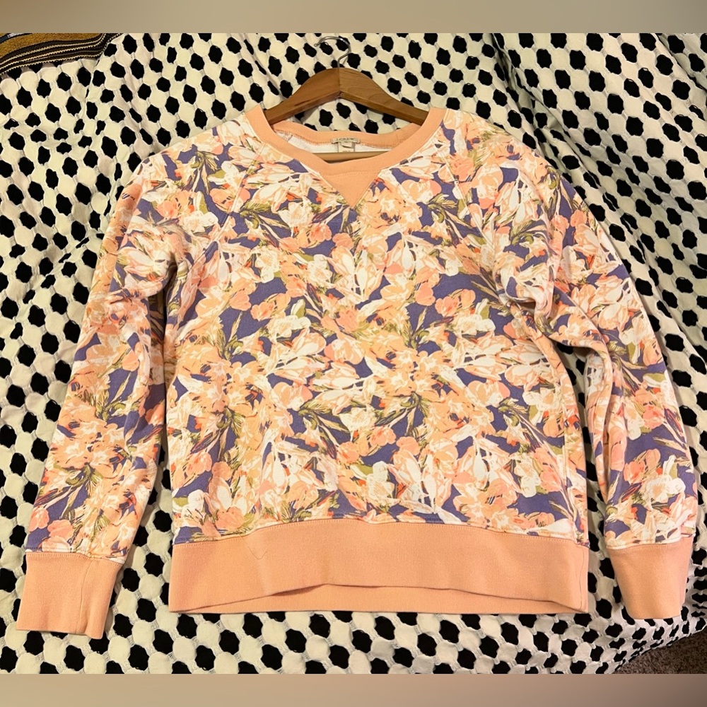J. Crew Floral Sweatshirt